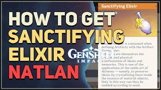 How to get Sanctifying Elixir Genshin Impact [upl. by Myca581]