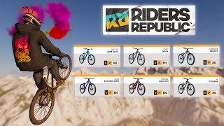 Every ELITE Slopestyle Bike In Riders Republic [upl. by Riaj]