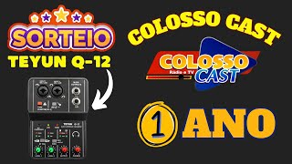 🎉 COMEMORANDO 1 ANO DO PAINEL COLOSSO CAST  SORTEIOS INCRÍVEIS 🎁 [upl. by Enelez]