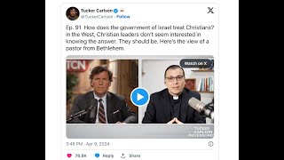 Tucker Carlson slams ProIsrael Christians [upl. by Monti199]