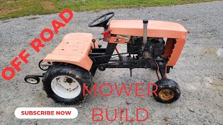 Off Road mower build idea Wheel Horse mud mower [upl. by Noivax]