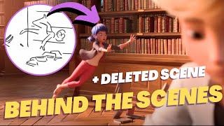 NEW MIRACULOUS LADYBUG MOVIE BEHIND THE SCENE  DELETED SCENE ADRIENETTE LIBRARY STORYBOARD 🎬✨ [upl. by Juli300]