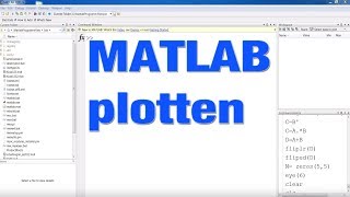 Matlab Funktion zeichnen plotten Plot xy Tutorial [upl. by Erusaert969]