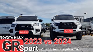 TOYOTA HILUX GRS 2024 VS 2023 [upl. by Milas]