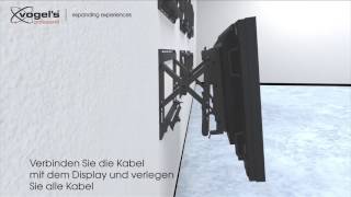 Installationsvideo Vogels PFW 6870 Videowall Montage Wandhalterung [upl. by Venterea]