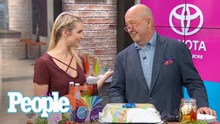 ‘Bizarre Foods’ Host Andrew Zimmern Eats Salmon Sperm amp BBQ Raccoon  People NOW  People [upl. by Larkins]