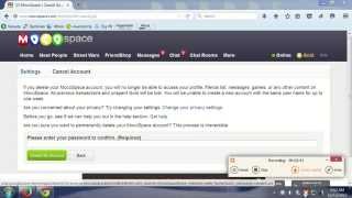 How to delete Mocospace Account Pictures amp Friends [upl. by Nueoht530]