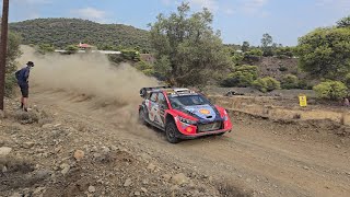 WRC Rally Acropolis 2024 SS9SS10SS11 Agioi Theodoroi  Loutraki [upl. by Nepil]