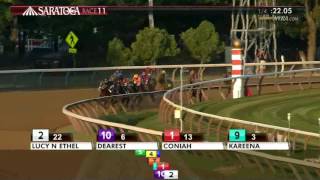 Lucy N Ethel  2016 Prioress Stakes En Espanol [upl. by Moncear]