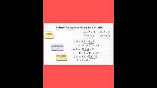 priorité des opérations الترتيب و العمليات الأولى اعدادي [upl. by Htebharas]
