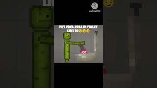 Put coca cola in toilet like be 😏😏😏😏😏😏😏 melonplaygroud animation memes shorts [upl. by Ludwig]