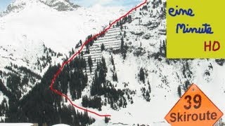 Skiroute 216 Tannegg ex 39 Lech Ski Arlberg 26 [upl. by Kela]