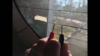 Rear Window Defogger Grid Repair [upl. by Frazier]