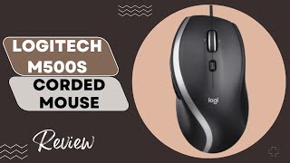 Logitech M500s Advanced Corded Mouse with Advanced Hyperfast Scrolling amp Tilt Review [upl. by Aydin]