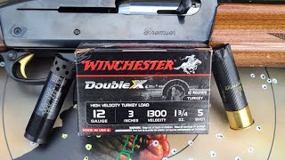 Winchester Double X 3quot 134oz 5 Pattern Test W 1187 amp Primos Tight Wad 660 Choke [upl. by Bev]