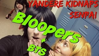 Yandere Kidnaps Senpai BLOOPERS AND Behind the Scenes [upl. by Labaw]