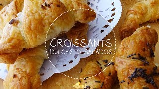 Croissants veganos dulces y salados [upl. by Honan704]