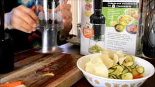 Hamilton Beach 3in1 Electric Spiralizer review [upl. by Maisel]