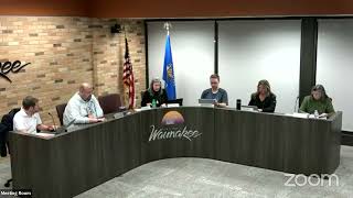 Village of Waunakee Village Board Meeting 11623 [upl. by Aitekram]