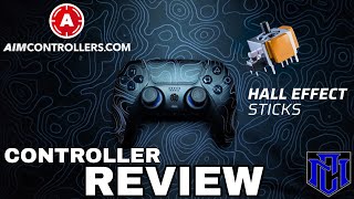 AimControllers CUSTOM HALL EFFECT PS5 Dualsense Controller REVIEW [upl. by Wernsman557]