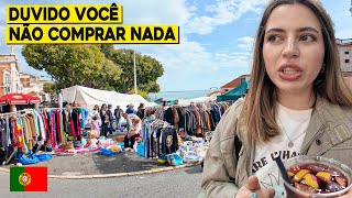 COMO É O MAIOR MERCADO DE RUA DE PORTUGAL [upl. by Amsirp]