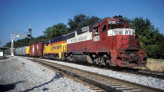 Western Maryland Locomotives teaming with Chessie power systemwide [upl. by Namruht]