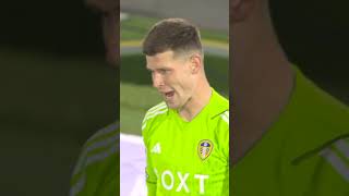 WORLDCLASS save from Illan Meslier shorts lufc footballshorts [upl. by Arramat]