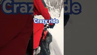 SNOWMOBILING IN THE NORTH OF ONTARIO snow outdoors snowmobile trail asmr fun crazy winter [upl. by Netsew]