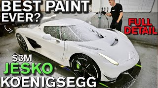 Detailing Best Paint Ever 3M Koenigsegg Jesko [upl. by Llorre]