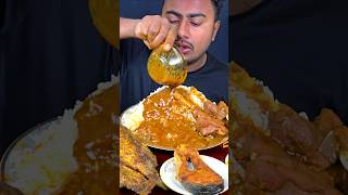 Spicy Gravy amp Mutton Nalli Curry mukbang asmr eating food shortvideo reelsvideo viralvideo [upl. by Eno]