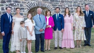 Sweden royals reunite at princess victorias birthday celebrationsroyalfamily royals swedenroyals [upl. by Enelad]