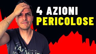 4 AZIONI CROLLATE MA CHE NON COMPRERÒ [upl. by Pepita93]