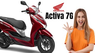 New Honda Activa 7G 2024 Model Price Features Activa new 2024 Model [upl. by Elocin638]