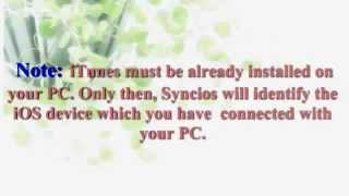 A Brief Introduction on Syncios iPod Transfer [upl. by Atirrehs959]