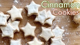 How to Bake Cinnamon Stars Holiday Cookies Zimtsterne Christmas Cookie Series 1 [upl. by Etnoed670]