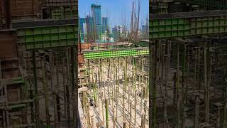 8th floor beam and slab shuttering work construction civilengineering form3 [upl. by Ita]