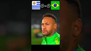 Uruguay🇺🇾 vs Brazil🇧🇷  Aura Neymar Qualifiers 2026 wc [upl. by Kcim]