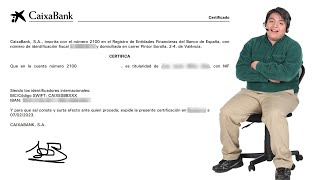 Cómo descargar el Certificado de cuenta bancaria en CaixaBankNow [upl. by Broddie]