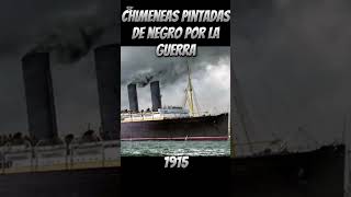 Evolución del RMS Lusitania 🚢⚓ historia barco curiosidades sabiasque parati embarcaciones [upl. by Ahsenad]