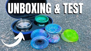 UNBOXING  New YoYoFactory TITANIUM YoYo and MORE [upl. by Athalee]