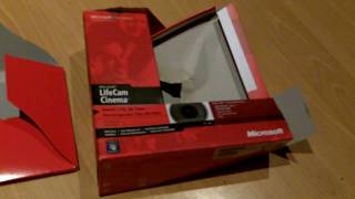 Microsoft LifeCam Cinema 720p HD webcam unboxing aftermath [upl. by Niwdog]