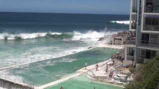 Big tide at Bondi Icebergs pool 8 Dec 2013 [upl. by Body560]