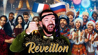 NOUVEL AN  RÉVEILLON France VS Russie [upl. by Berna110]