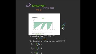 Løsningsforslag 2P eksamen våren 2022 del 2 oppgave 2 [upl. by Attennaj375]