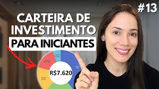 CARTEIRA DE INVESTIMENTO  Como investir para iniciante [upl. by Levison]