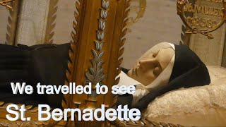 Incorrupt Body of St Bernadette Nevers France [upl. by Klina]