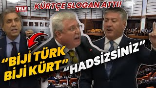 AKPli Vekil Kürtçe slogan attı Mecliste bitmek bilmeyen Ahmet Özer tartışması [upl. by Nanyt682]