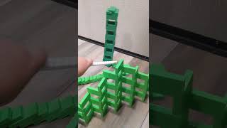 Unlucky Domino Fail dominos fail [upl. by Odrautse]