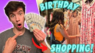 My BOYFRIEND takes me SHOPPING for my 19th Birthday  vlog try on and haul [upl. by Borchers]