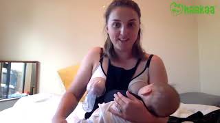 Must See Review  Haakaa Silicone Breastfeeding Manual Breast Pump Milk Pump 100 [upl. by Marrin]